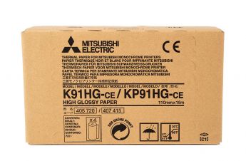 Mitsubishi KP91HG-CE/K91HG S/W Videoprinterpapier Mitsubishi KP91HG-CE/K91HG S/W Videoprinterpapier